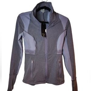 CALIA Core Jacket NWT, XS, Full Zip-up, purple with zip pockets, and thu…